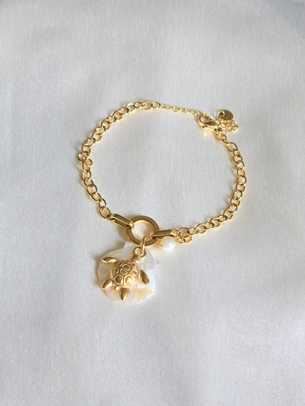 LUCKY TURTLE SHELL BRACELET