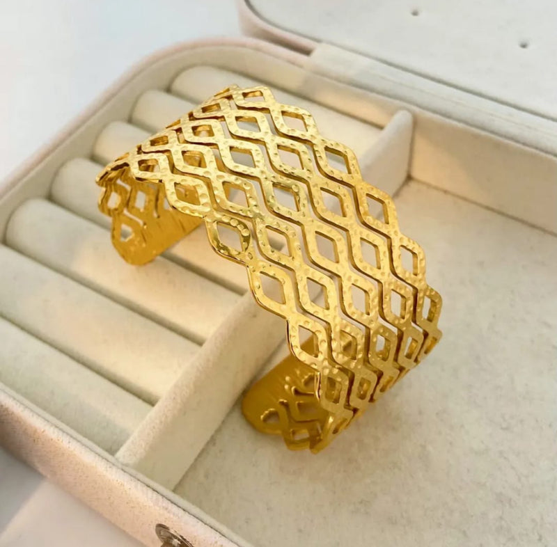 Aurum Mesh Kada Bracelet