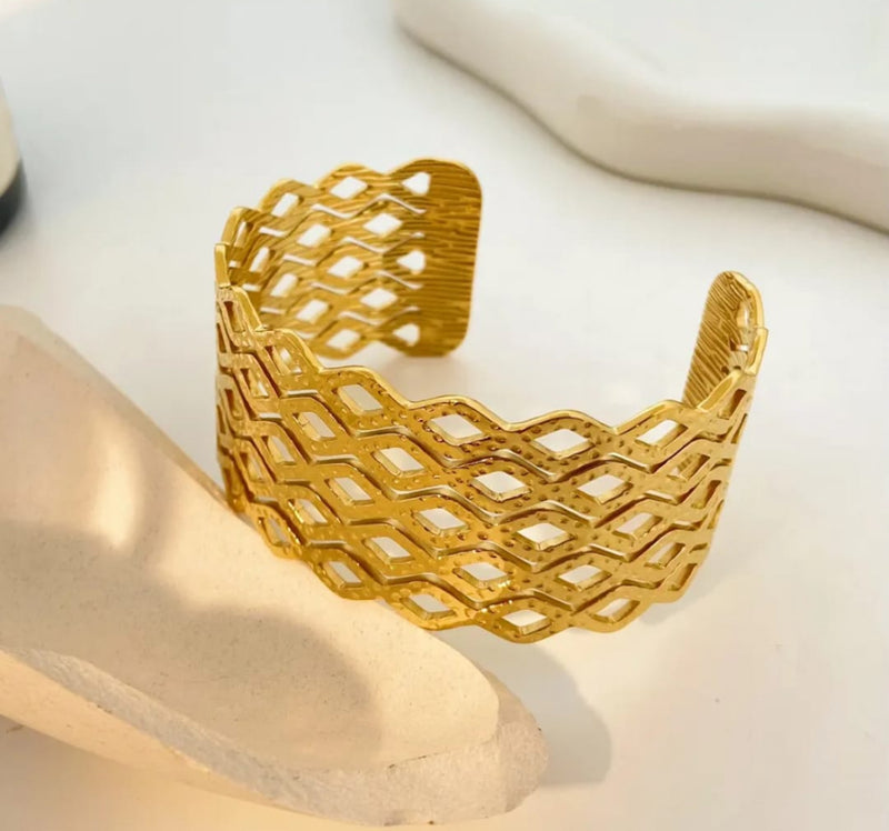 Aurum Mesh Kada Bracelet