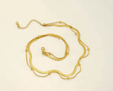 Double Layered Chain Ancklet