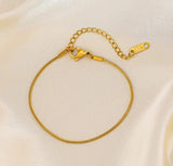 Simple Plain Chain Bracelet