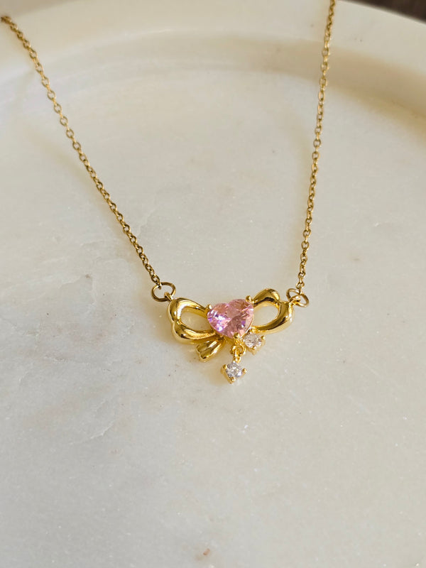 Infinity Heart Pendant Necklace