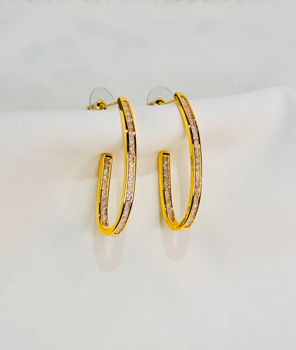 Studded Statement Hoops