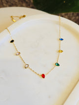Rainbow Gemstones Necklace