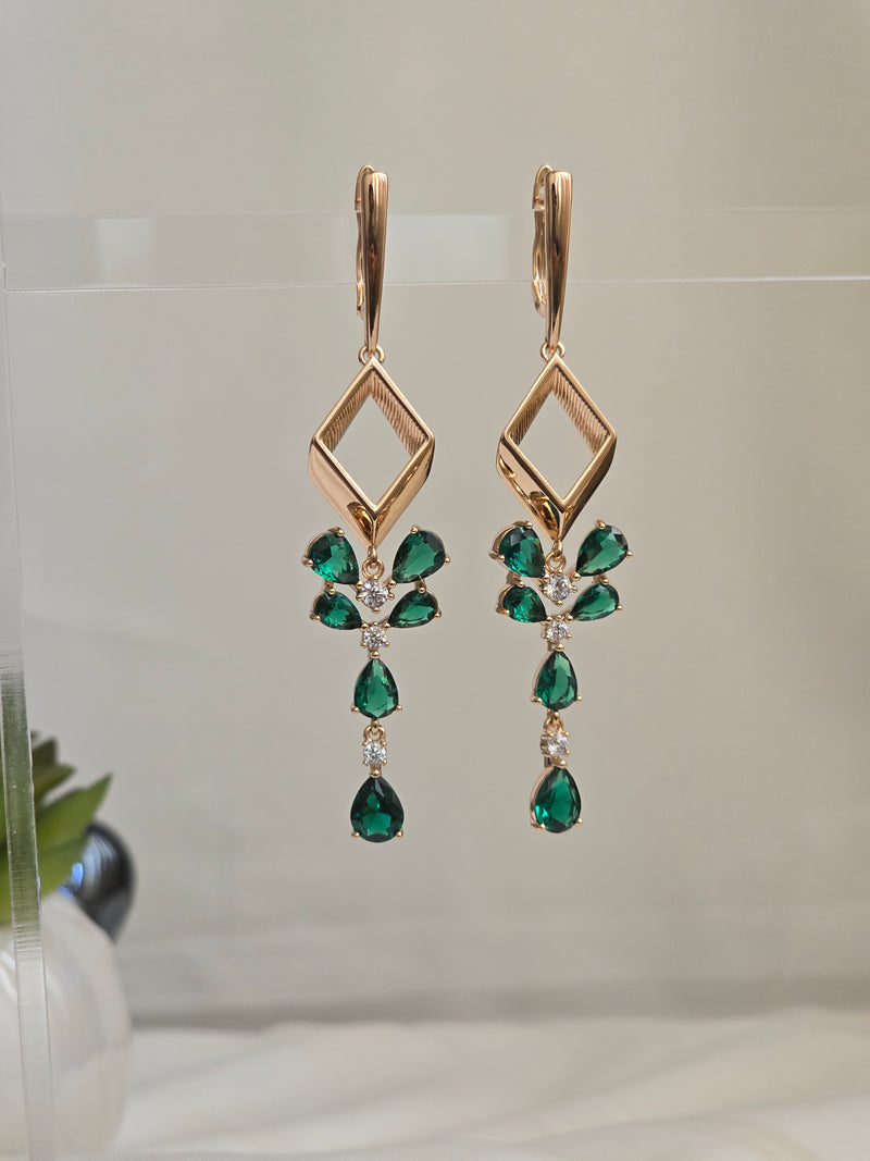 Emerald Forest Danglers