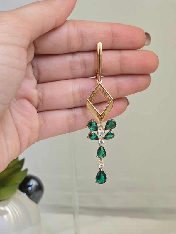 Emerald Forest Danglers